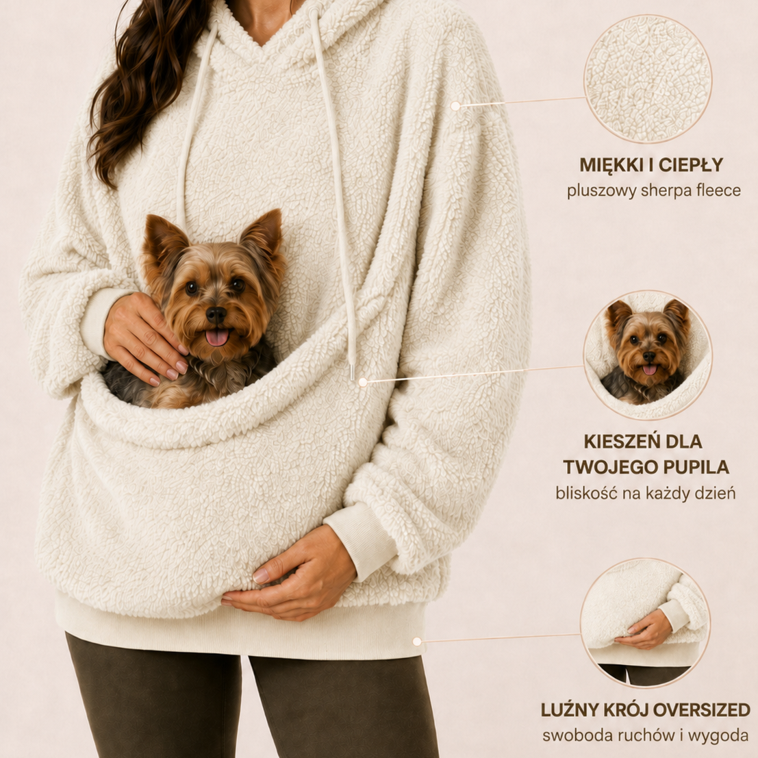 TulPupila™ - Bluza z kieszenią dla twojego pupila.